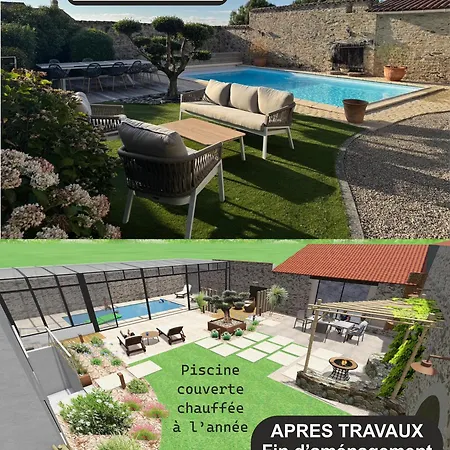 Maison De L'Apothicaire - Piscine - Vendee 펜션 몽테규
